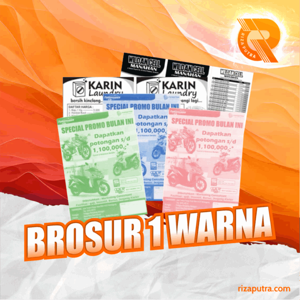 BROSUR 1 WARNA